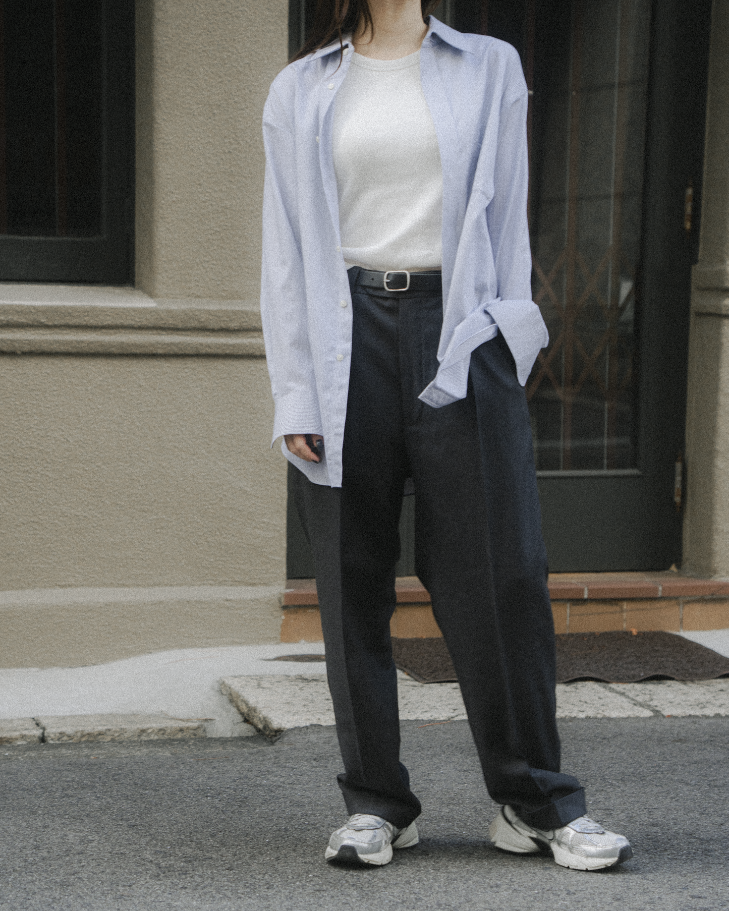 Basic Trousers-Gray