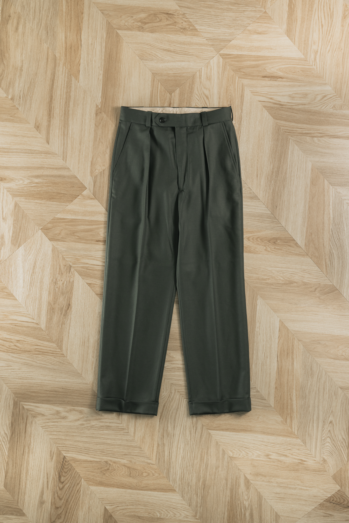 Basic Trousers-Olive