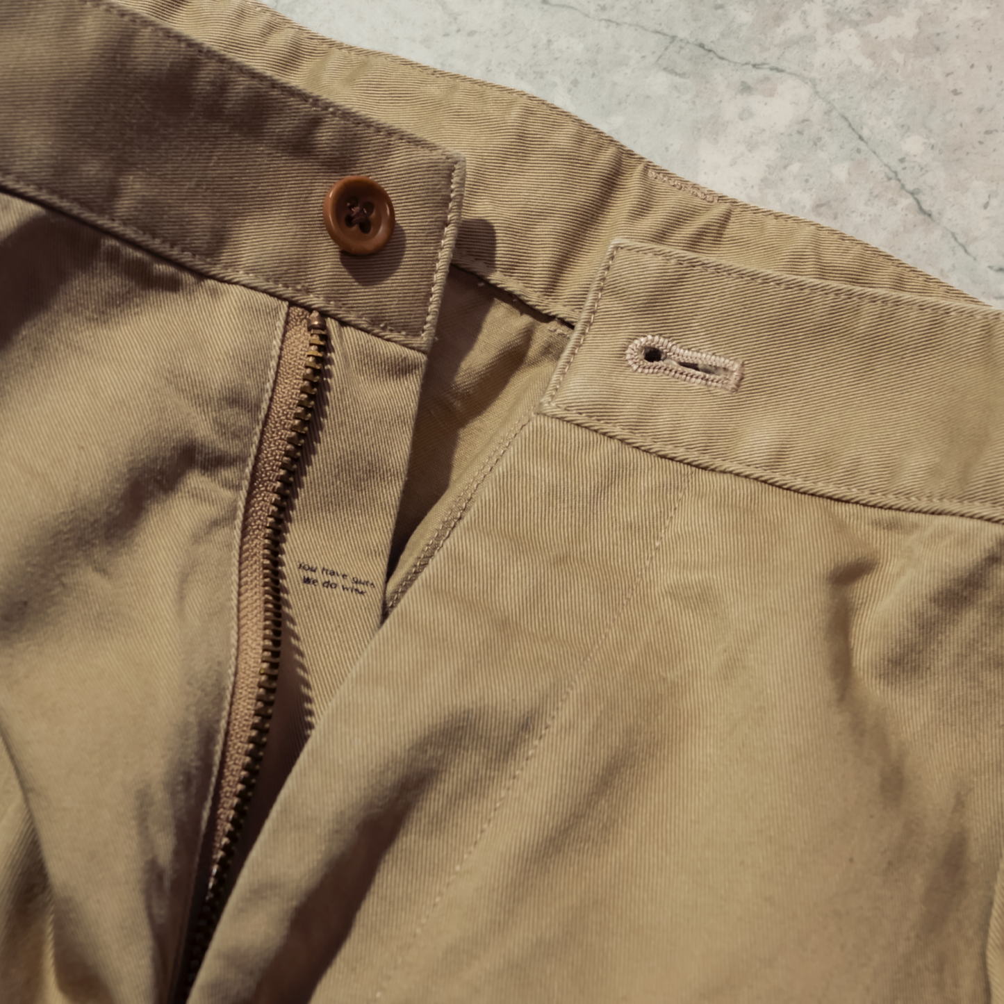 Heavy Cotton Chino Trousers